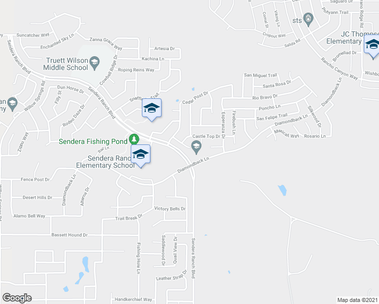 map of restaurants, bars, coffee shops, grocery stores, and more near 1105 Day Dream Drive in Haslet