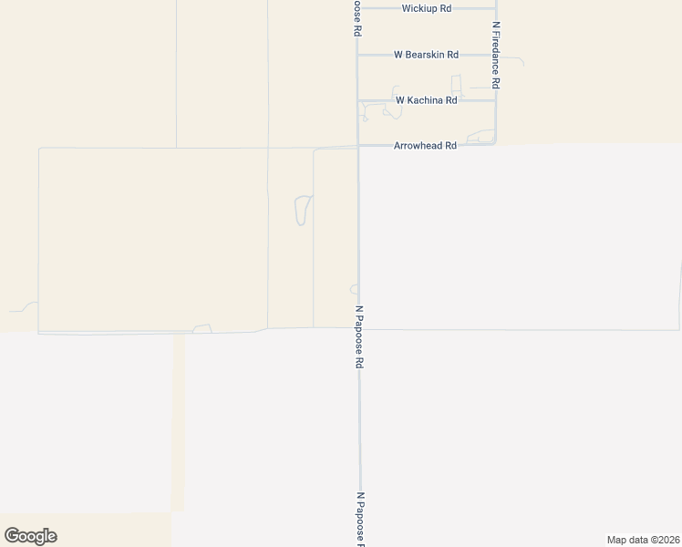 map of restaurants, bars, coffee shops, grocery stores, and more near 11500 North Papoose Road in Casa Grande