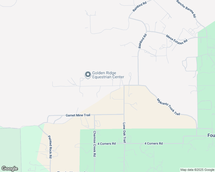 map of restaurants, bars, coffee shops, grocery stores, and more near Bareta Star Ranch Road in Ramona