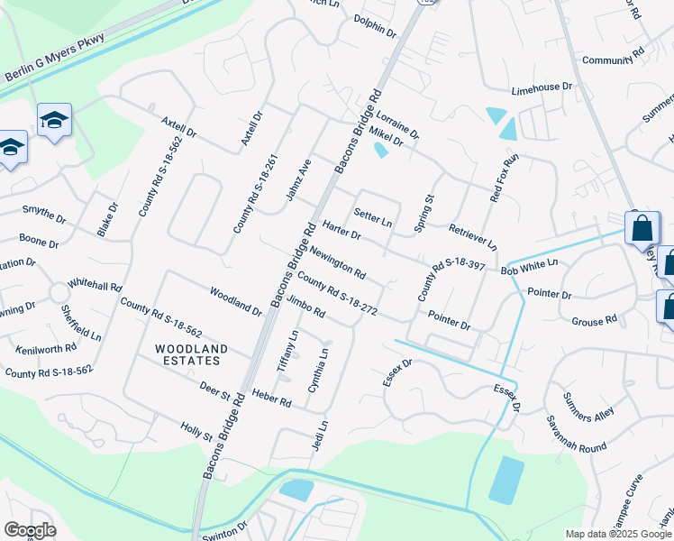 map of restaurants, bars, coffee shops, grocery stores, and more near 113 Live Oak Road in Summerville
