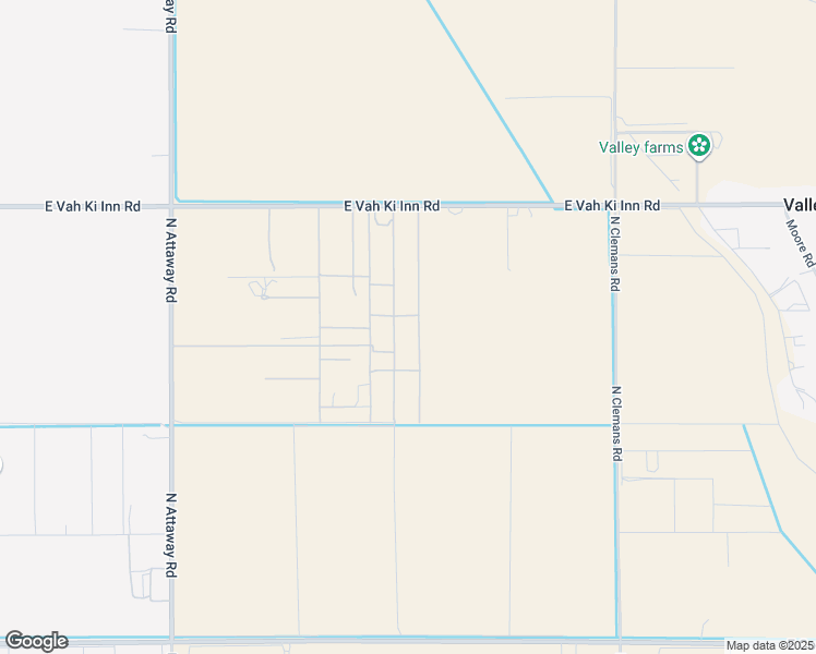 map of restaurants, bars, coffee shops, grocery stores, and more near 11655 North Thunder Mountain Road in Coolidge