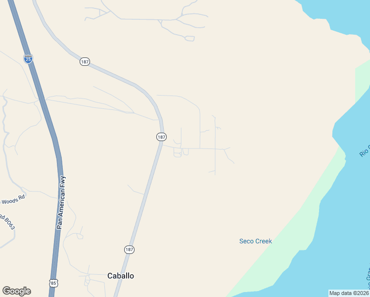 map of restaurants, bars, coffee shops, grocery stores, and more near Seco Road in Caballo