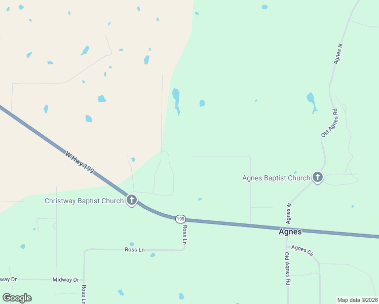map of restaurants, bars, coffee shops, grocery stores, and more near 760 Windy Hill Lane in Springtown