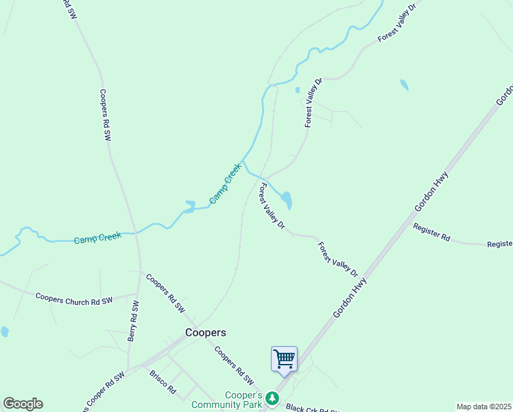 map of restaurants, bars, coffee shops, grocery stores, and more near 259 Forest Valley Drive in Gordon