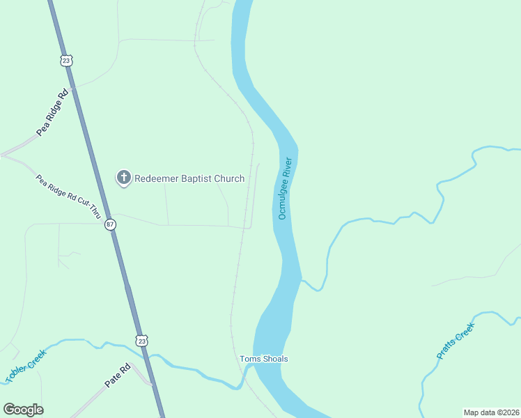 map of restaurants, bars, coffee shops, grocery stores, and more near 301 Rivermist Road in Juliette