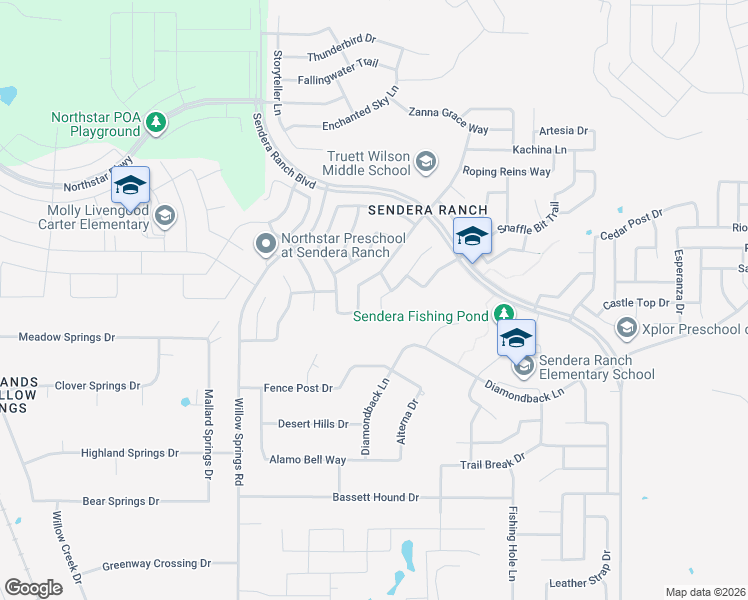 map of restaurants, bars, coffee shops, grocery stores, and more near 14013 Dream River Trail in Haslet