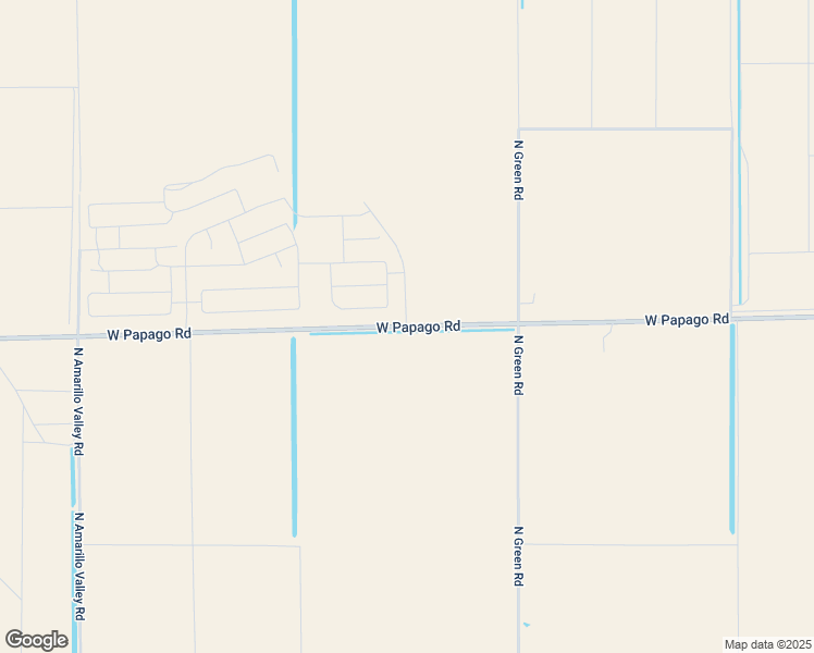 map of restaurants, bars, coffee shops, grocery stores, and more near 46953 West Papago Road in Maricopa