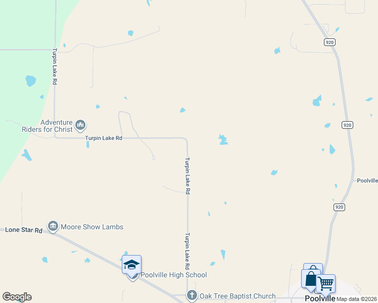 map of restaurants, bars, coffee shops, grocery stores, and more near in Poolville