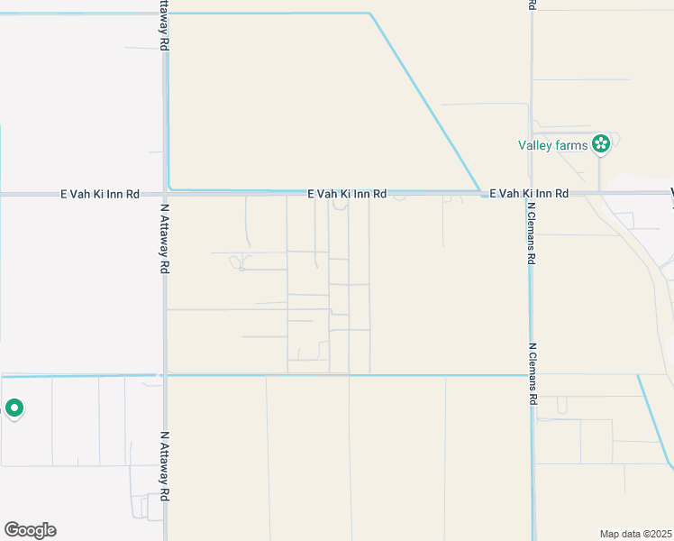 map of restaurants, bars, coffee shops, grocery stores, and more near 11688 North Thunder Mountain Road in Coolidge