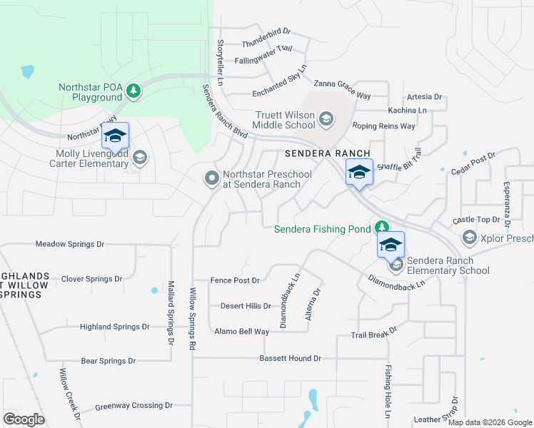 map of restaurants, bars, coffee shops, grocery stores, and more near 14008 Tanglebrush Trail in Haslet