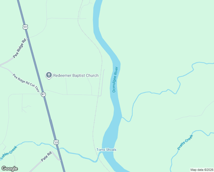 map of restaurants, bars, coffee shops, grocery stores, and more near 301 Rivermist Road in Juliette