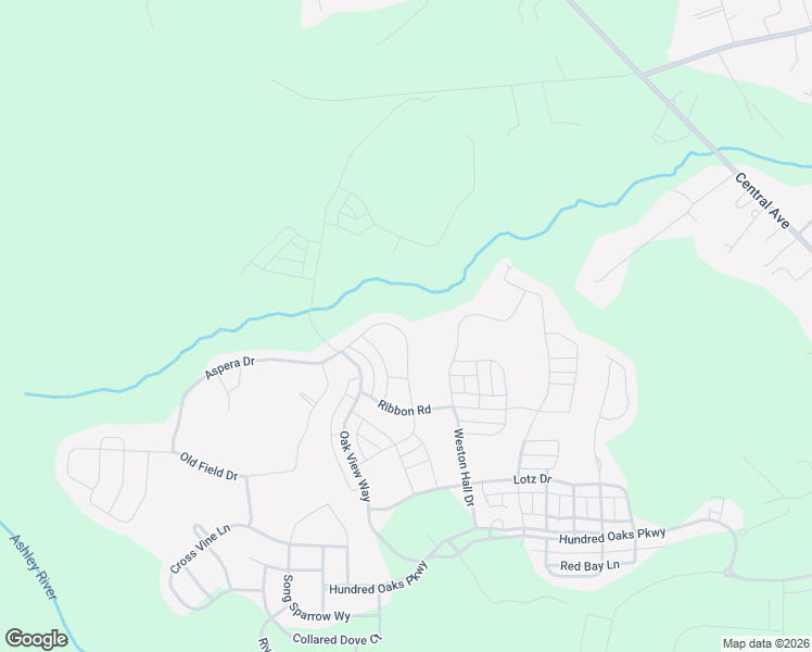 map of restaurants, bars, coffee shops, grocery stores, and more near 126 trumpet vine drive in Summerville
