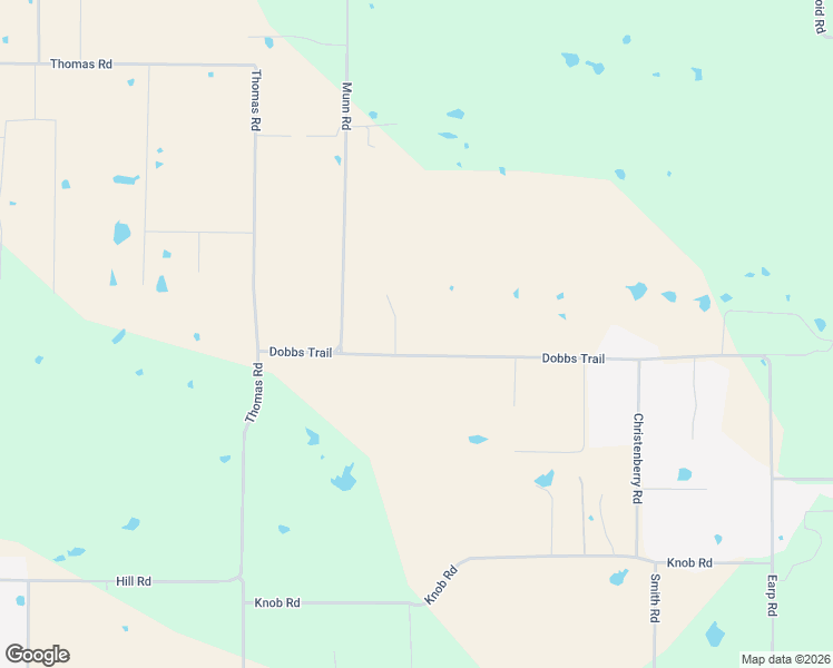 map of restaurants, bars, coffee shops, grocery stores, and more near 401 Dobbs Trail in Springtown