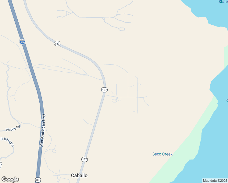 map of restaurants, bars, coffee shops, grocery stores, and more near Seco Road in Caballo