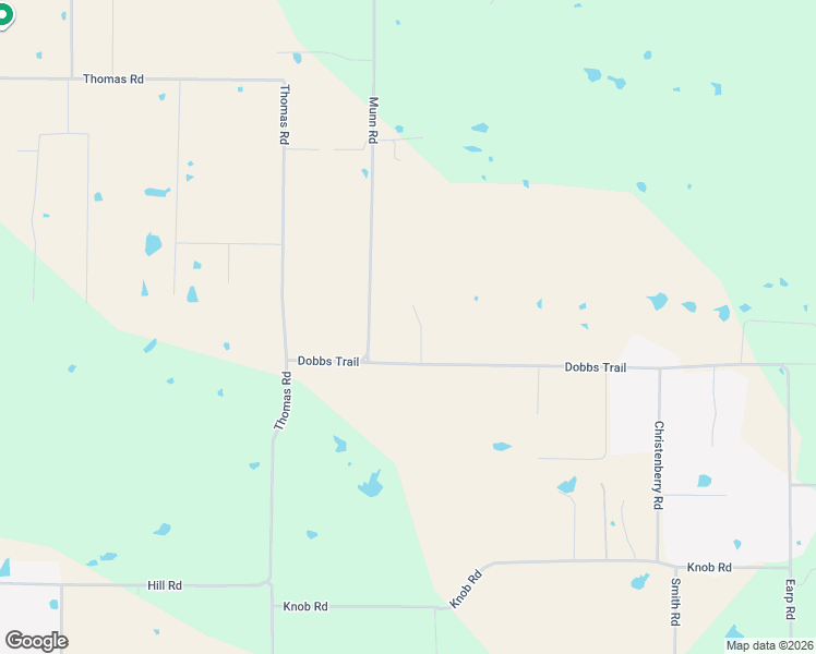 map of restaurants, bars, coffee shops, grocery stores, and more near 451 Dobbs Trail in Springtown