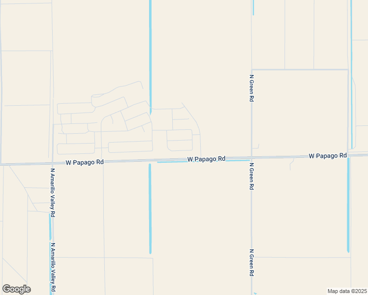 map of restaurants, bars, coffee shops, grocery stores, and more near 46953 West Papago Road in Maricopa