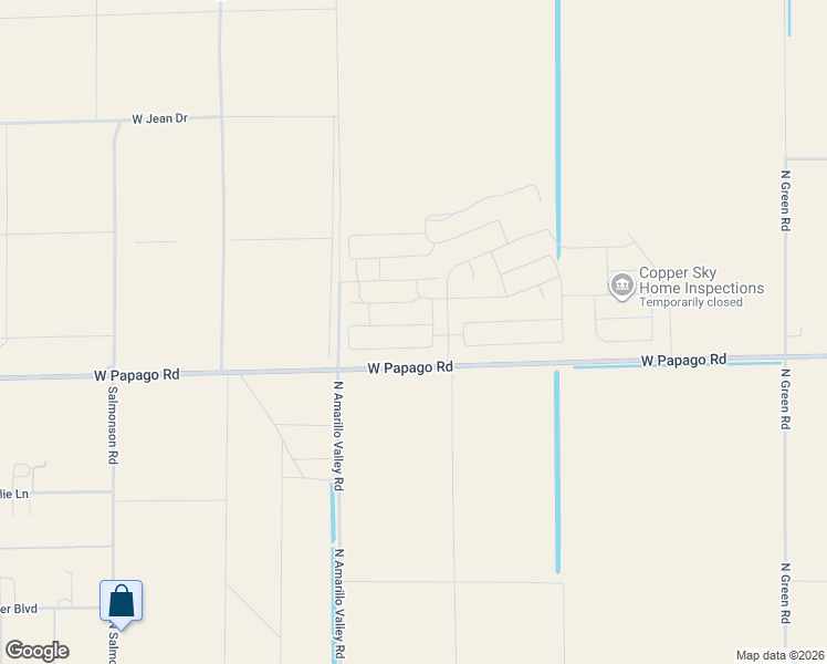 map of restaurants, bars, coffee shops, grocery stores, and more near 47676 West Old Timer Road in Maricopa