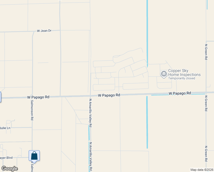 map of restaurants, bars, coffee shops, grocery stores, and more near 47676 West Old Timer Road in Maricopa