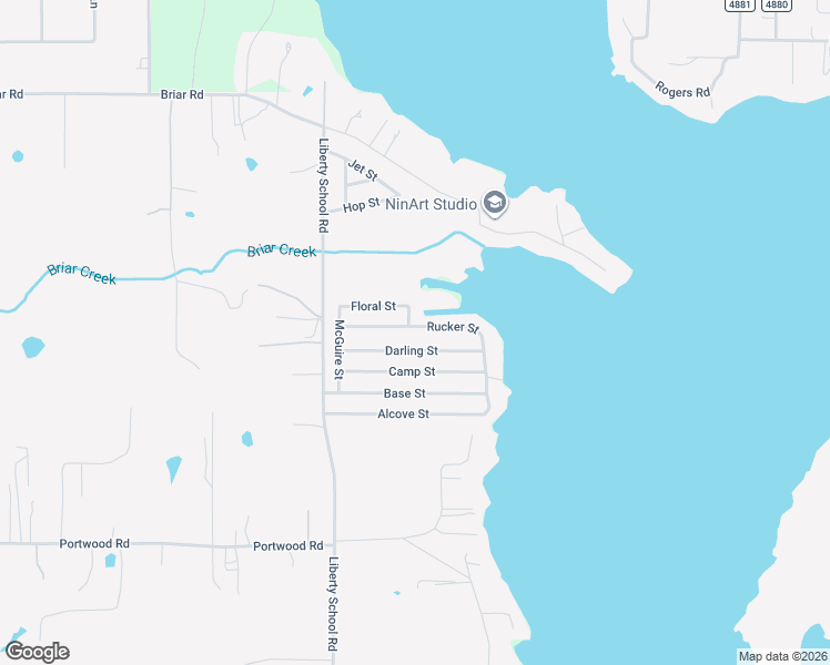 map of restaurants, bars, coffee shops, grocery stores, and more near 7137 Rucker Street in Azle