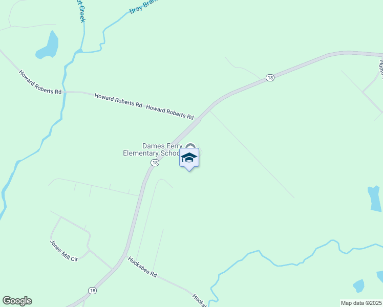 map of restaurants, bars, coffee shops, grocery stores, and more near 545 Georgia 18 in Gray