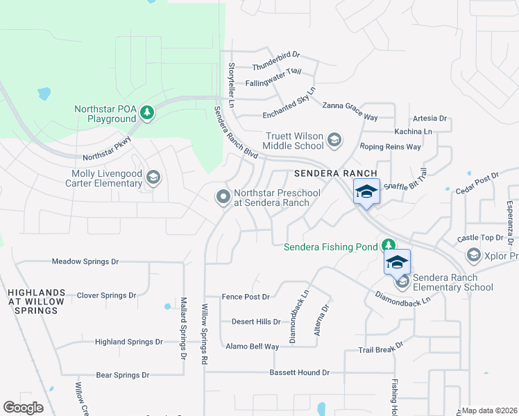 map of restaurants, bars, coffee shops, grocery stores, and more near 14053 Tanglebrush Trail in Haslet