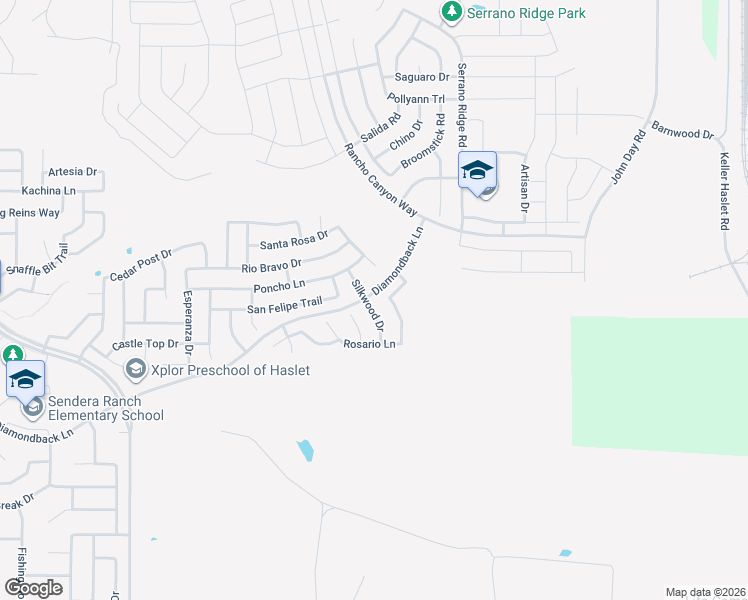 map of restaurants, bars, coffee shops, grocery stores, and more near 14040 Silkwood Drive in Haslet
