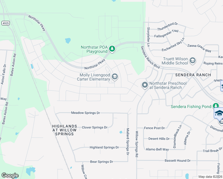 map of restaurants, bars, coffee shops, grocery stores, and more near 1808 Proteus Drive in Haslet