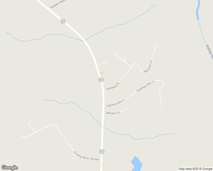 map of restaurants, bars, coffee shops, grocery stores, and more near 119 Candace Drive in Ridgeville