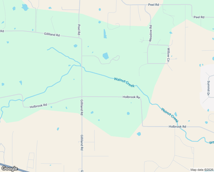 map of restaurants, bars, coffee shops, grocery stores, and more near 2600-3216 Holbrook Road in Springtown