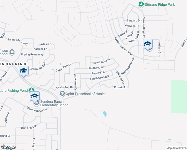 map of restaurants, bars, coffee shops, grocery stores, and more near 812 San Felipe Trail in Haslet