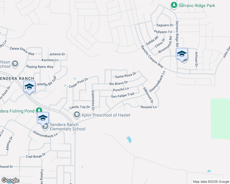 map of restaurants, bars, coffee shops, grocery stores, and more near 812 San Felipe Trail in Haslet