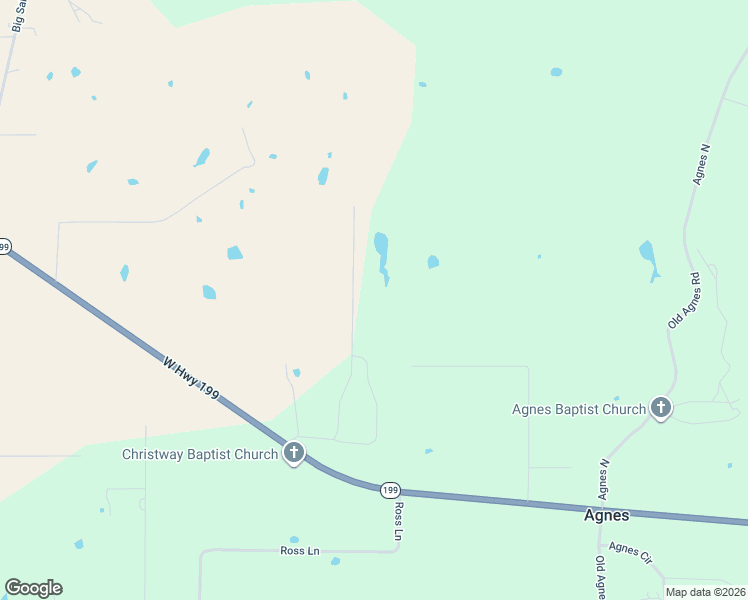 map of restaurants, bars, coffee shops, grocery stores, and more near 760 Windy Hill Lane in Springtown