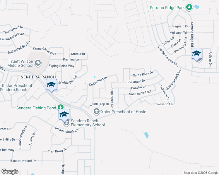 map of restaurants, bars, coffee shops, grocery stores, and more near 14100 Playa Trail in Haslet