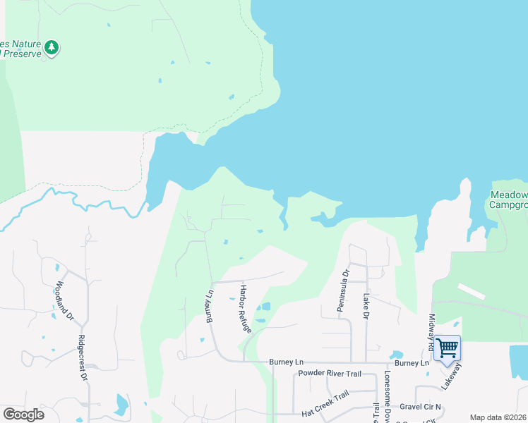 map of restaurants, bars, coffee shops, grocery stores, and more near 3525 Burney Lane in Southlake