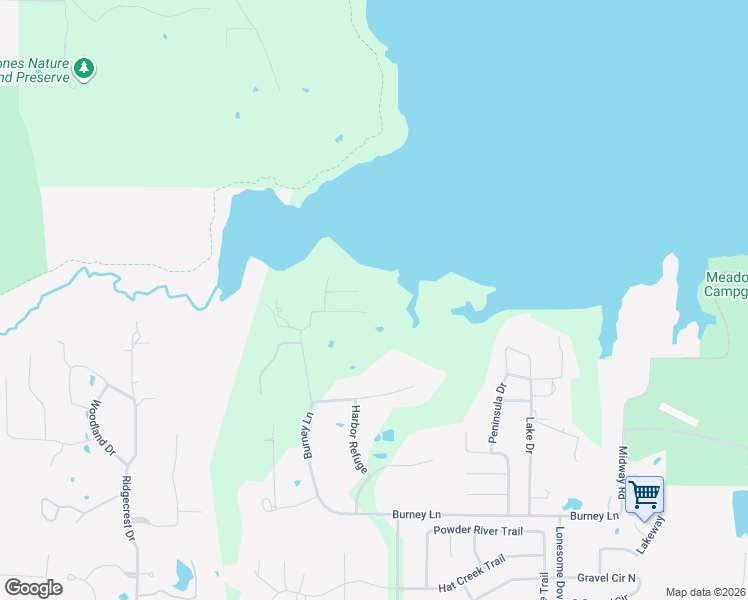 map of restaurants, bars, coffee shops, grocery stores, and more near 3525 Burney Lane in Southlake