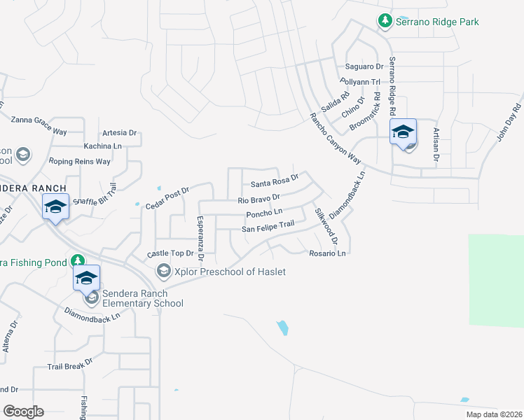 map of restaurants, bars, coffee shops, grocery stores, and more near 812 Poncho Lane in Haslet