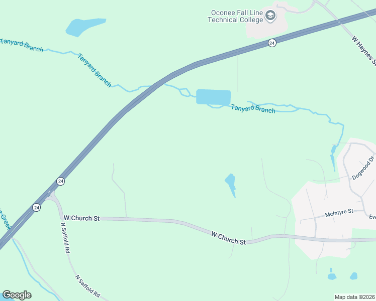 map of restaurants, bars, coffee shops, grocery stores, and more near in Sandersville