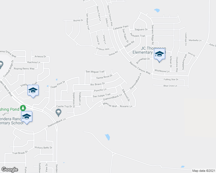 map of restaurants, bars, coffee shops, grocery stores, and more near 724 Poncho Lane in Haslet