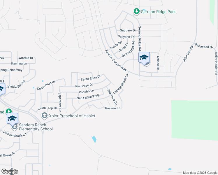 map of restaurants, bars, coffee shops, grocery stores, and more near 14120 Silkwood Drive in Haslet