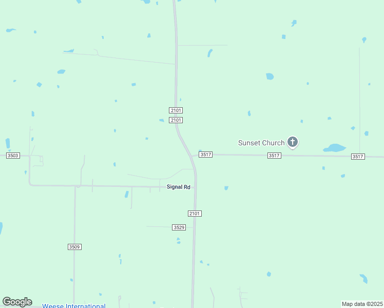map of restaurants, bars, coffee shops, grocery stores, and more near 6028 Farm to Market Road 2101 in Quinlan