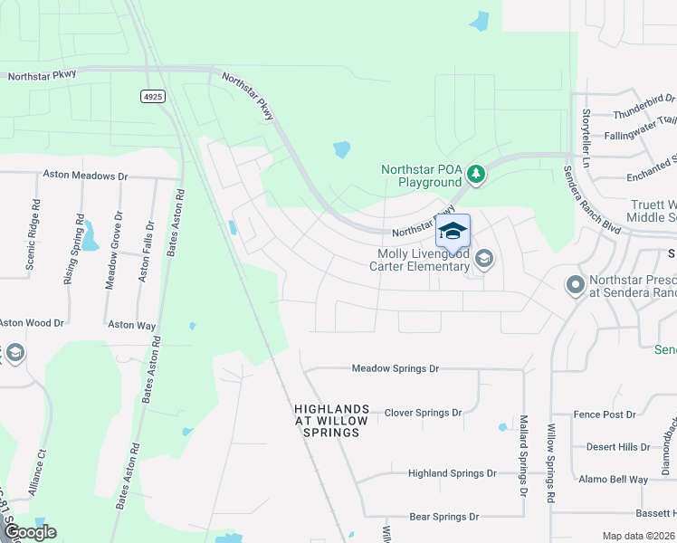 map of restaurants, bars, coffee shops, grocery stores, and more near 2201 Sun Star Drive in Haslet