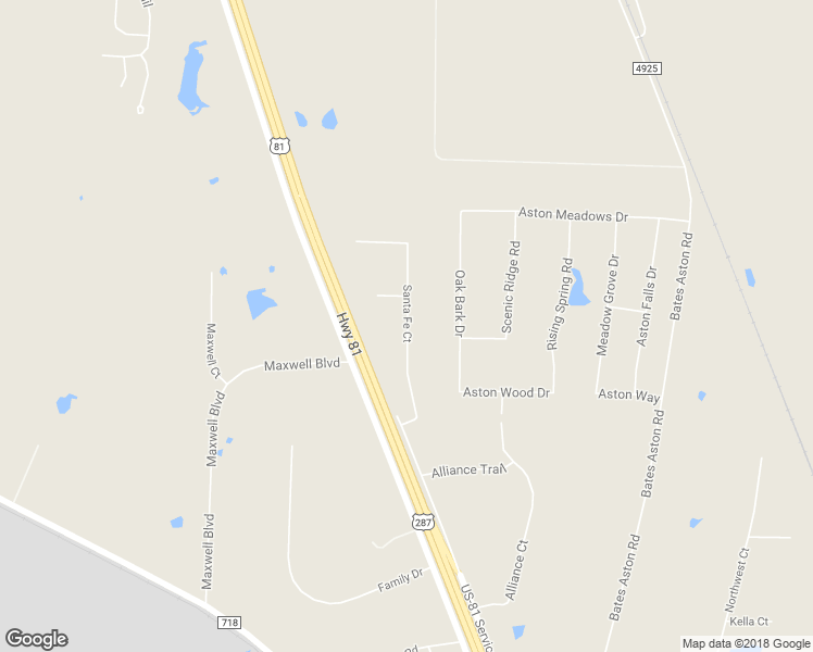 map of restaurants, bars, coffee shops, grocery stores, and more near 14141 Santa Fe Court in Haslet