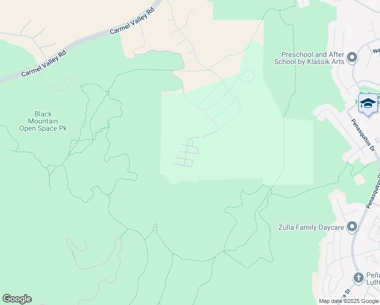 map of restaurants, bars, coffee shops, grocery stores, and more near 15447 Van Lodensteyn Way in San Diego