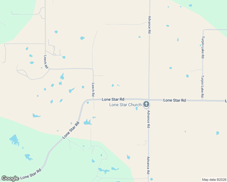 map of restaurants, bars, coffee shops, grocery stores, and more near 4600 East Lone Star Road in Poolville