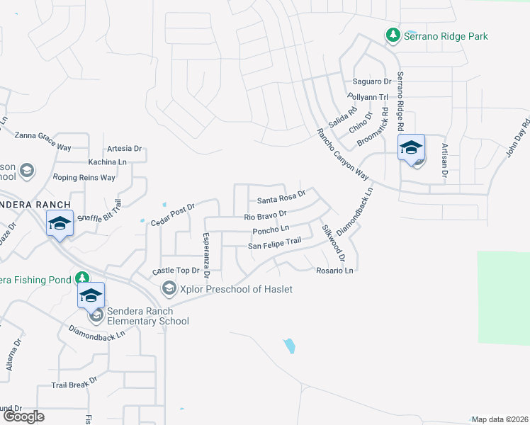 map of restaurants, bars, coffee shops, grocery stores, and more near 812 Rio Bravo Drive in Haslet