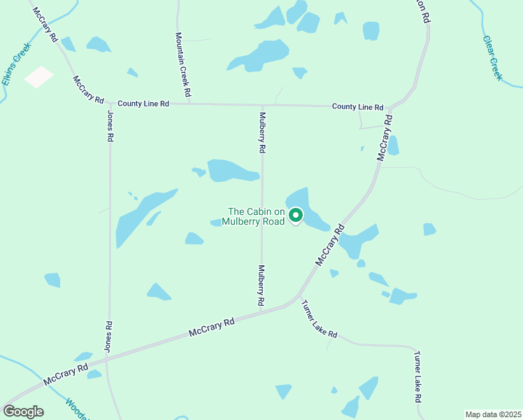 map of restaurants, bars, coffee shops, grocery stores, and more near Mulberry Road in Upson County
