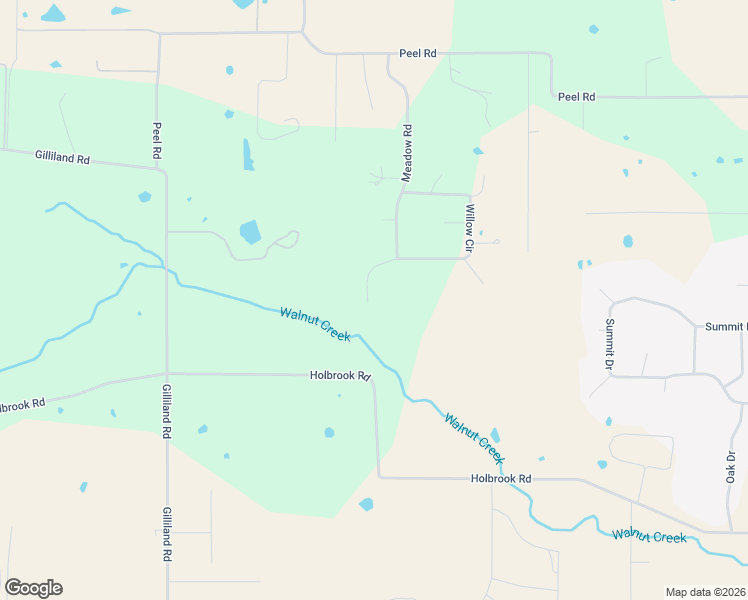 map of restaurants, bars, coffee shops, grocery stores, and more near 795 Meadow Road in Springtown