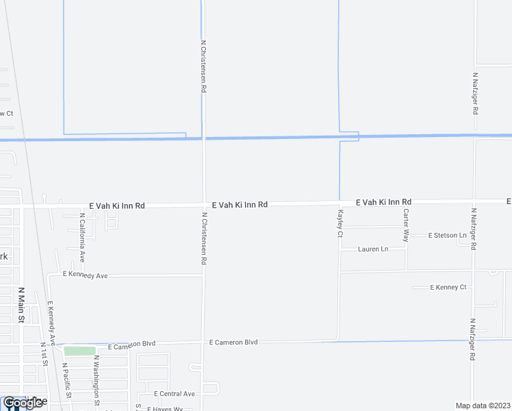 map of restaurants, bars, coffee shops, grocery stores, and more near 6011 East Vah Ki Inn Road in Coolidge