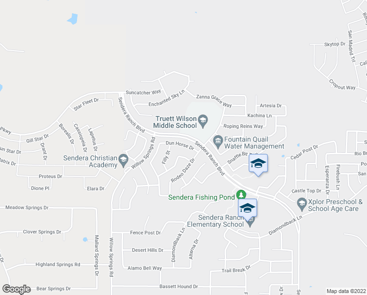 map of restaurants, bars, coffee shops, grocery stores, and more near 1425 Dun Horse Drive in Haslet