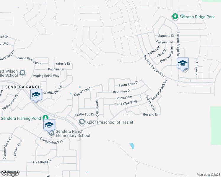 map of restaurants, bars, coffee shops, grocery stores, and more near 14208 Tijuana Trail in Haslet